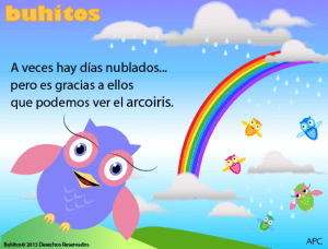 buhitosparatenerunarcoirissenecesitaunpocodelluvia